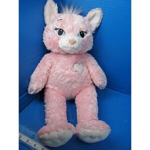 Build a Bear Factory Pink Sassy Marie Cat Kitten 18"